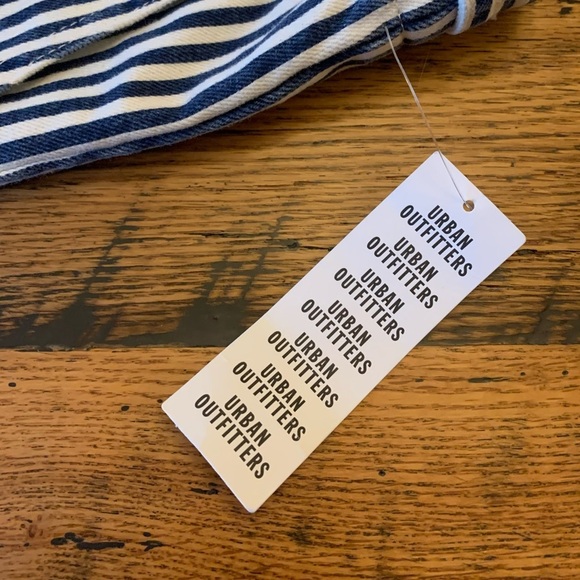 BDG Urban outfitters shorts, denim striped jean shorts , high waisted - Picture 4 of 9